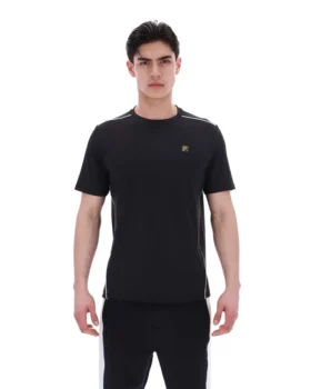 Camiseta Lawrenze inspirada en el fitness en negro