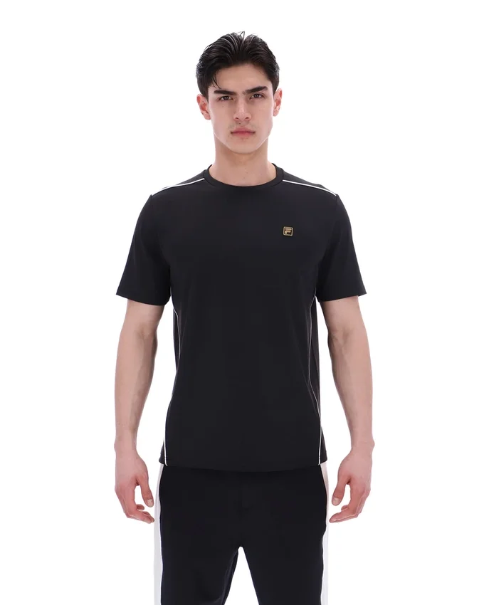 Camiseta Lawrenze inspirada en el fitness en negro