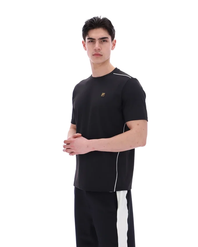 Camiseta Lawrenze inspirada en el fitness en negro