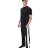 Camiseta Lawrenze inspirada en el fitness en negro