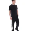 Camiseta Lawrenze inspirada en el fitness en negro