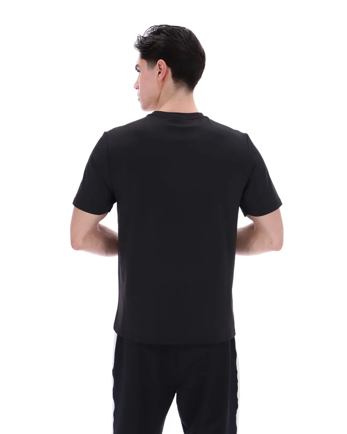 Camiseta Lawrenze inspirada en el fitness en negro