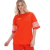 Camiseta Manarola Boyfriend en color granadina