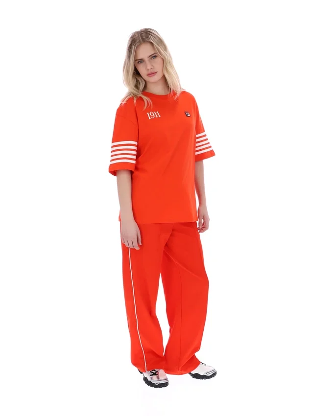 Camiseta Manarola Boyfriend en color granadina