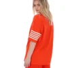Camiseta Manarola Boyfriend en color granadina