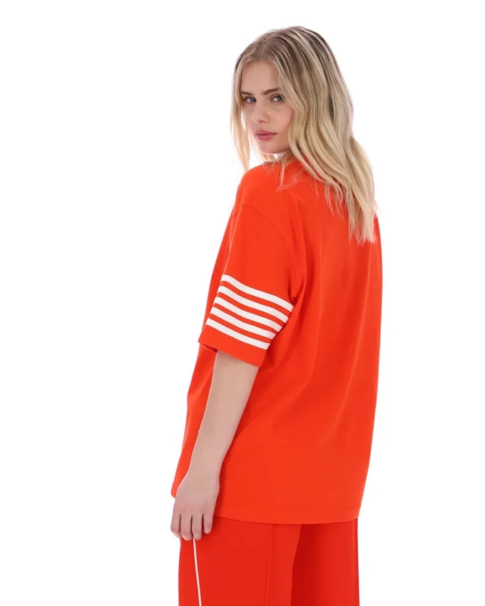 Camiseta Manarola Boyfriend en color granadina