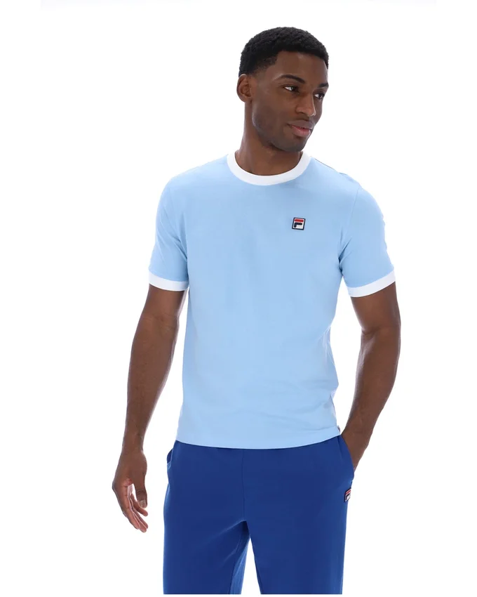 Camiseta Marconi Essential Ringer en color Frozen Fjord