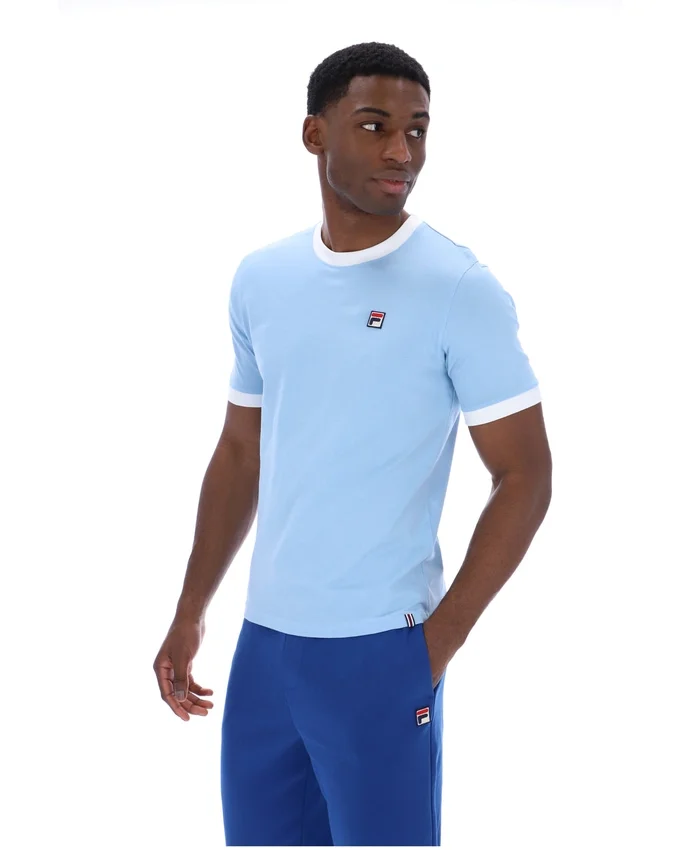 Camiseta Marconi Essential Ringer en color Frozen Fjord