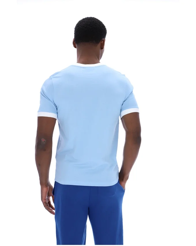 Camiseta Marconi Essential Ringer en color Frozen Fjord