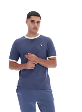 Camiseta Marconi Essential Ringer en índigo vintage