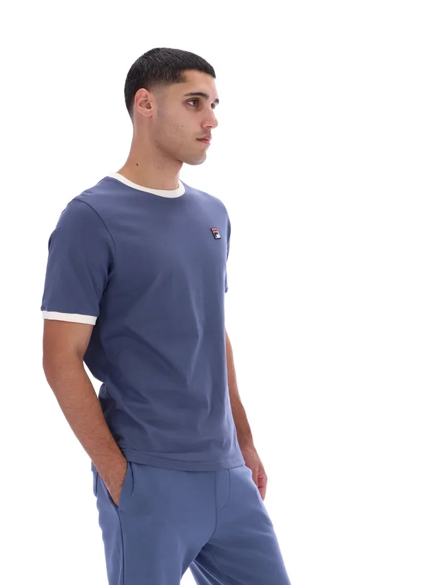 Camiseta Marconi Essential Ringer en índigo vintage