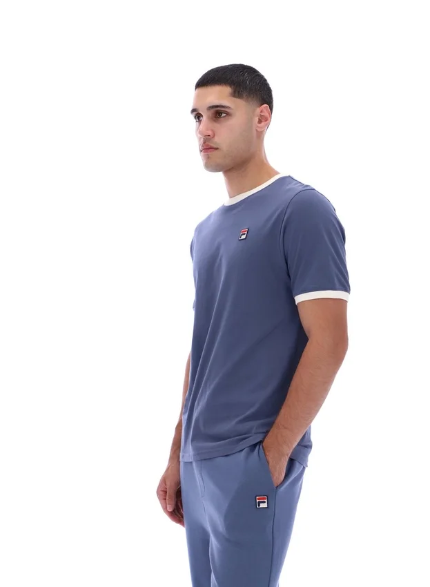 Camiseta Marconi Essential Ringer en índigo vintage