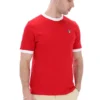 Camiseta Marconi Essential Ringer en rojo chino
