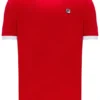 Camiseta Marconi Essential Ringer en rojo chino