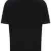 Camiseta negra Trey con costuras en contraste