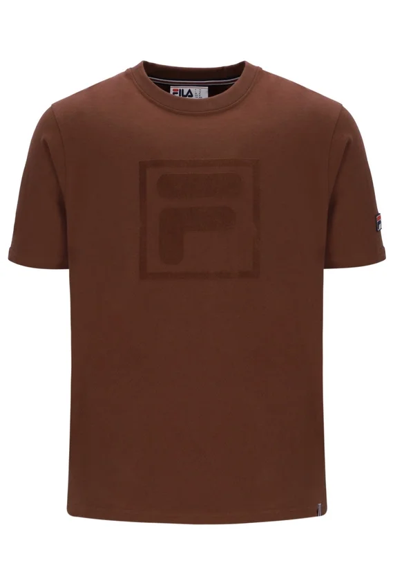 Camiseta Pepe color capuchino con logotipo flocado