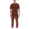 Camiseta Pepe color capuchino con logotipo flocado