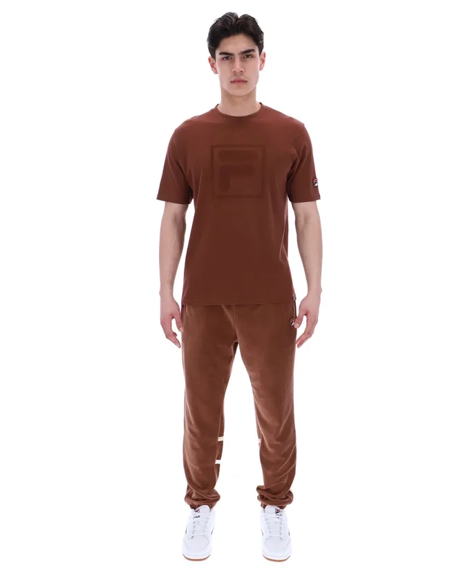 Camiseta Pepe color capuchino con logotipo flocado
