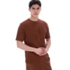 Camiseta Pepe color capuchino con logotipo flocado