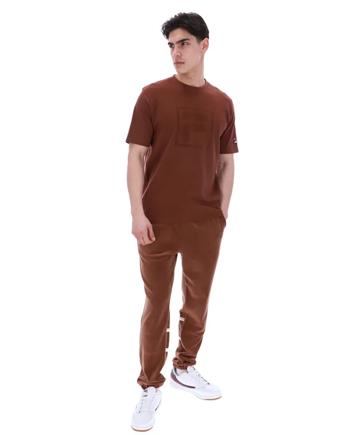 Camiseta Pepe color capuchino con logotipo flocado