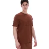 Camiseta Pepe color capuchino con logotipo flocado
