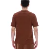 Camiseta Pepe color capuchino con logotipo flocado