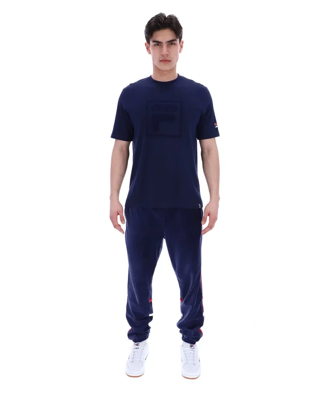 Camiseta Pepe de Fila en azul marino con logotipo flocado