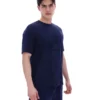 Camiseta Pepe de Fila en azul marino con logotipo flocado