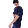 Camiseta Pepe de Fila en azul marino con logotipo flocado