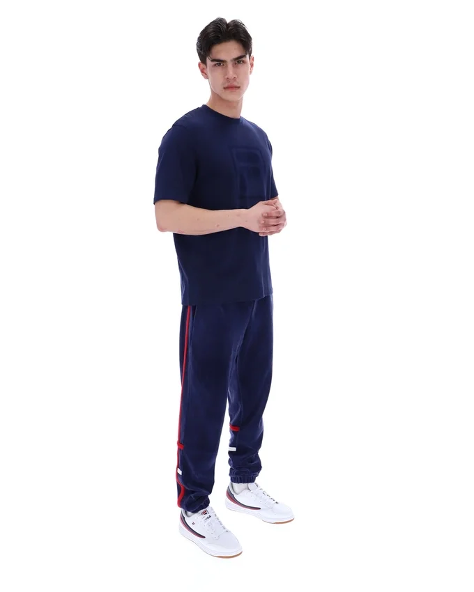 Camiseta Pepe de Fila en azul marino con logotipo flocado