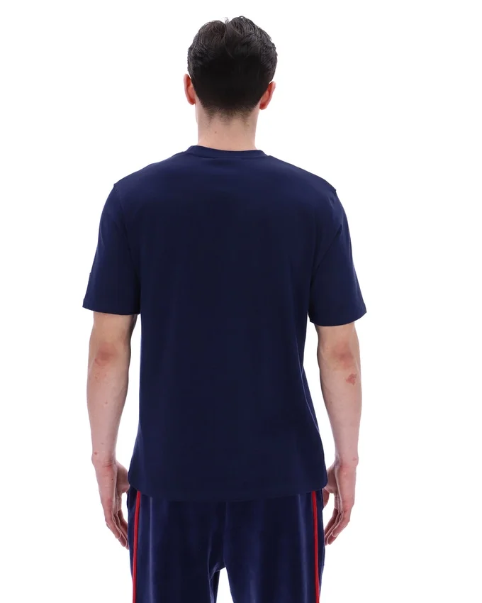 Camiseta Pepe de Fila en azul marino con logotipo flocado