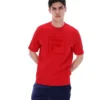Camiseta Pepe de Fila en rojo con logotipo flocado