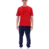 Camiseta Pepe de Fila en rojo con logotipo flocado