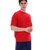 Camiseta Pepe de Fila en rojo con logotipo flocado