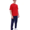 Camiseta Pepe de Fila en rojo con logotipo flocado