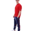 Camiseta Pepe de Fila en rojo con logotipo flocado