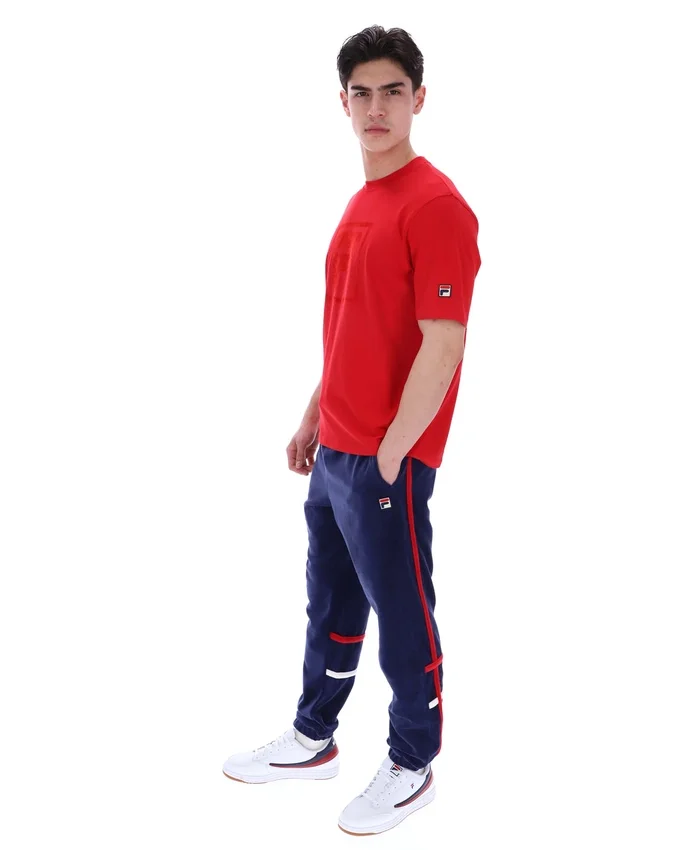 Camiseta Pepe de Fila en rojo con logotipo flocado