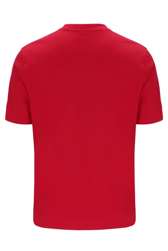 Camiseta Pepe de Fila en rojo con logotipo flocado