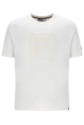 Camiseta Pepe en color Gardenia con logotipo flocado
