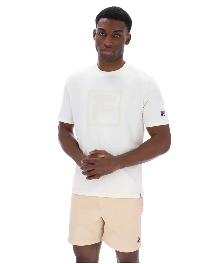 Camiseta Pepe en color Gardenia con logotipo flocado