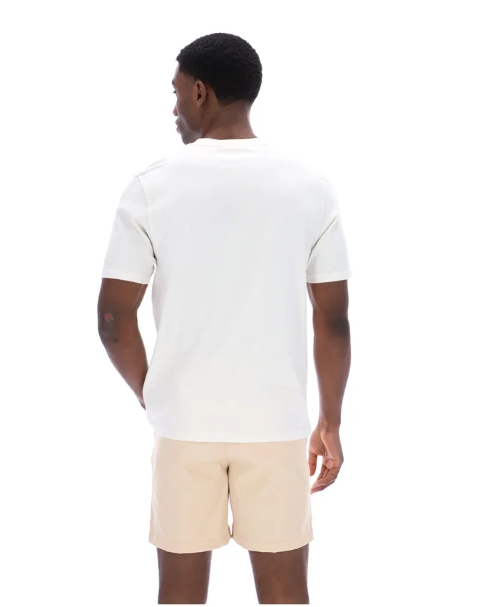 Camiseta Pepe en color Gardenia con logotipo flocado