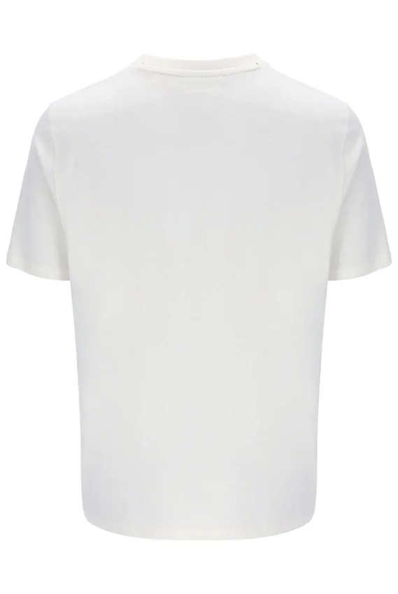 Camiseta Pepe en color Gardenia con logotipo flocado