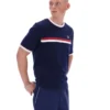 Camiseta Rosario de Fila en azul marino con rayas de felpa