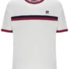 Camiseta Rosario de Gardenia con rayas de felpa