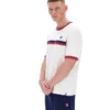 Camiseta Rosario de Gardenia con rayas de felpa