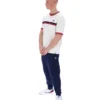 Camiseta Rosario de Gardenia con rayas de felpa