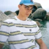 Camiseta Sanders con rayas teñidas en hilo