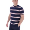 Camiseta Sanders con rayas teñidas en hilo