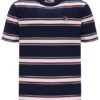 Camiseta Sanders con rayas teñidas en hilo