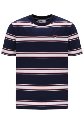 Camiseta Sanders con rayas teñidas en hilo